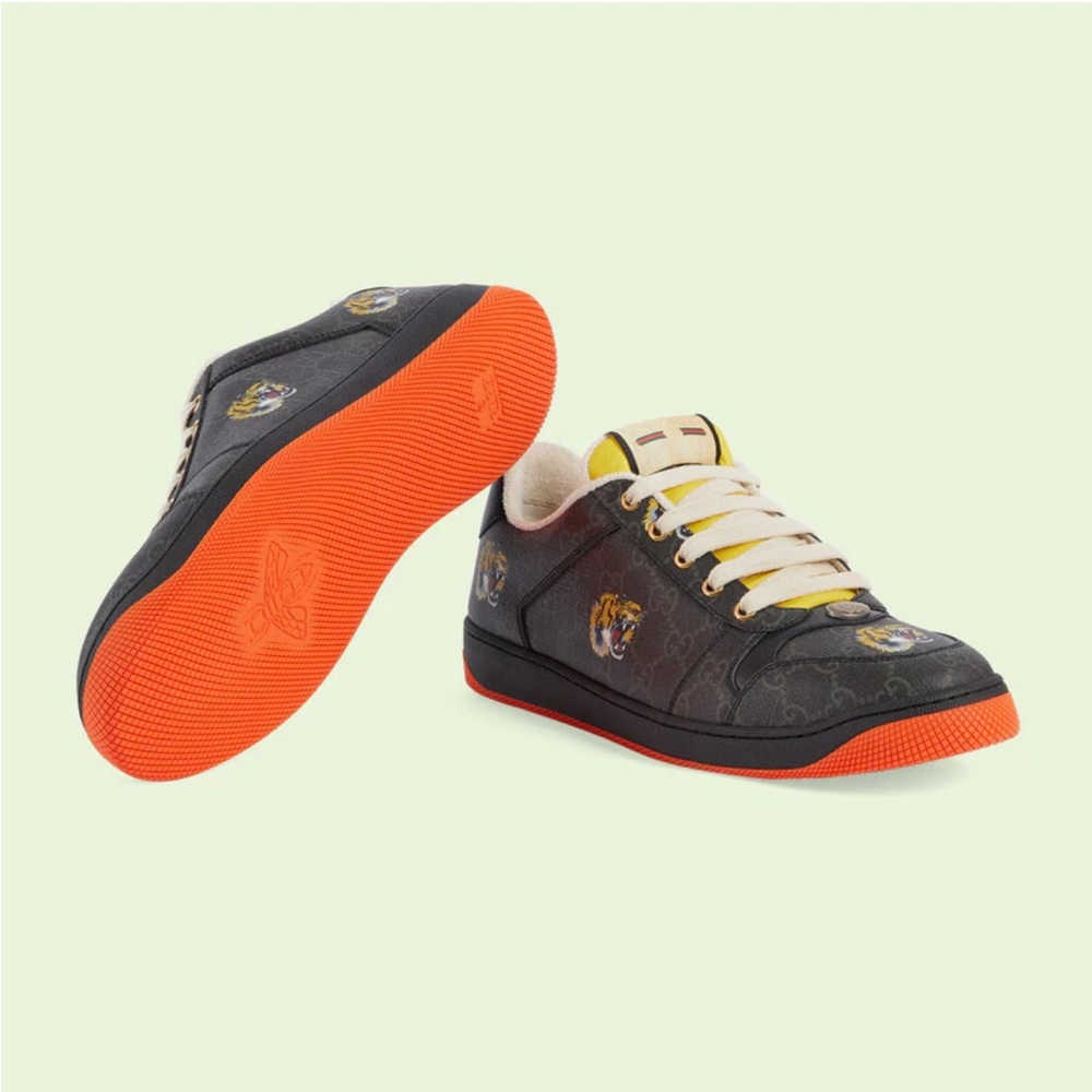 Gucci Limited Edition SCREENER TIGER 🐯 SNEAKERS - Picture 3 of 17